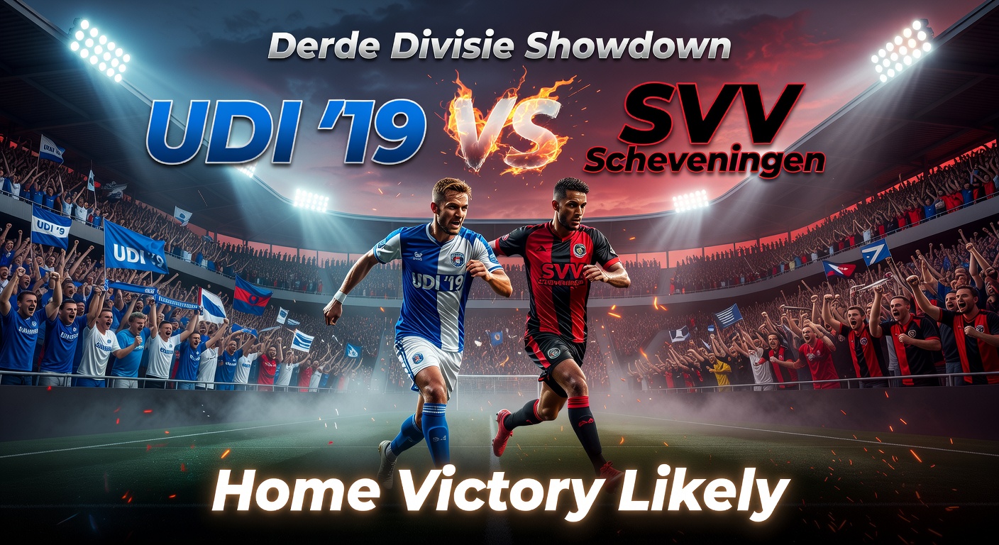 UDI '19 vs SVV Scheveningen Pronóstico / Prediction