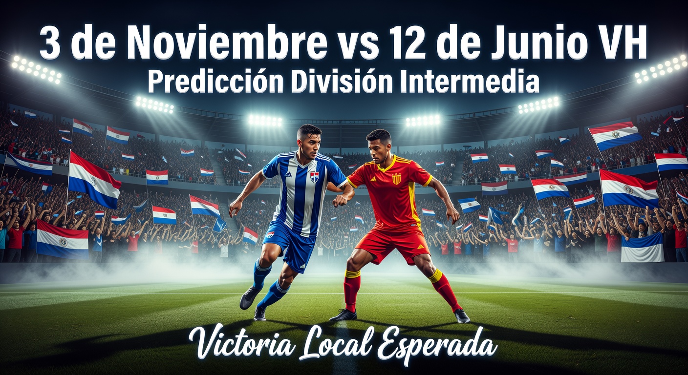 3 de Noviembre vs 12 de Junio VH Pronóstico / Prediction