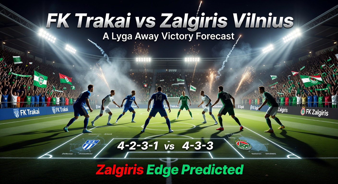 FK Trakai vs FK Zalgiris Vilnius Pronóstico / Prediction