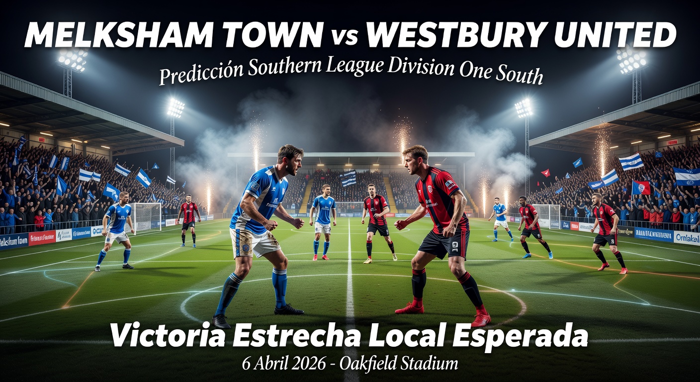 Melksham Town vs Westbury United Pronóstico / Prediction