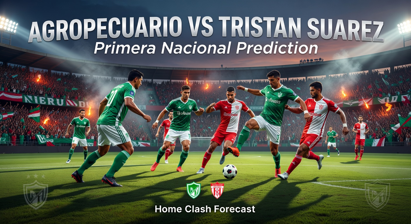 Agropecuario vs Tristan Suarez Pronóstico / Prediction