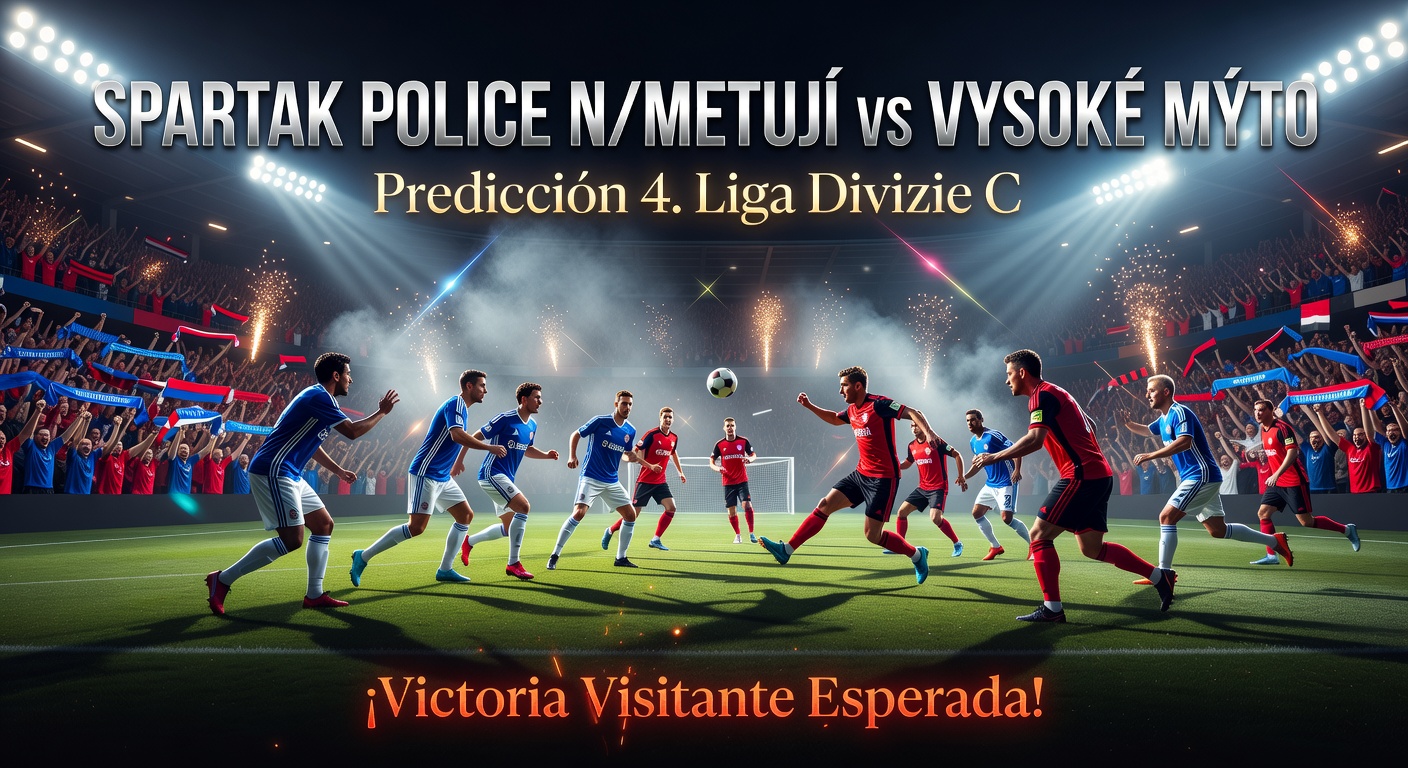 Spartak Police n/Metují vs Vysoké Mýto Pronóstico / Prediction