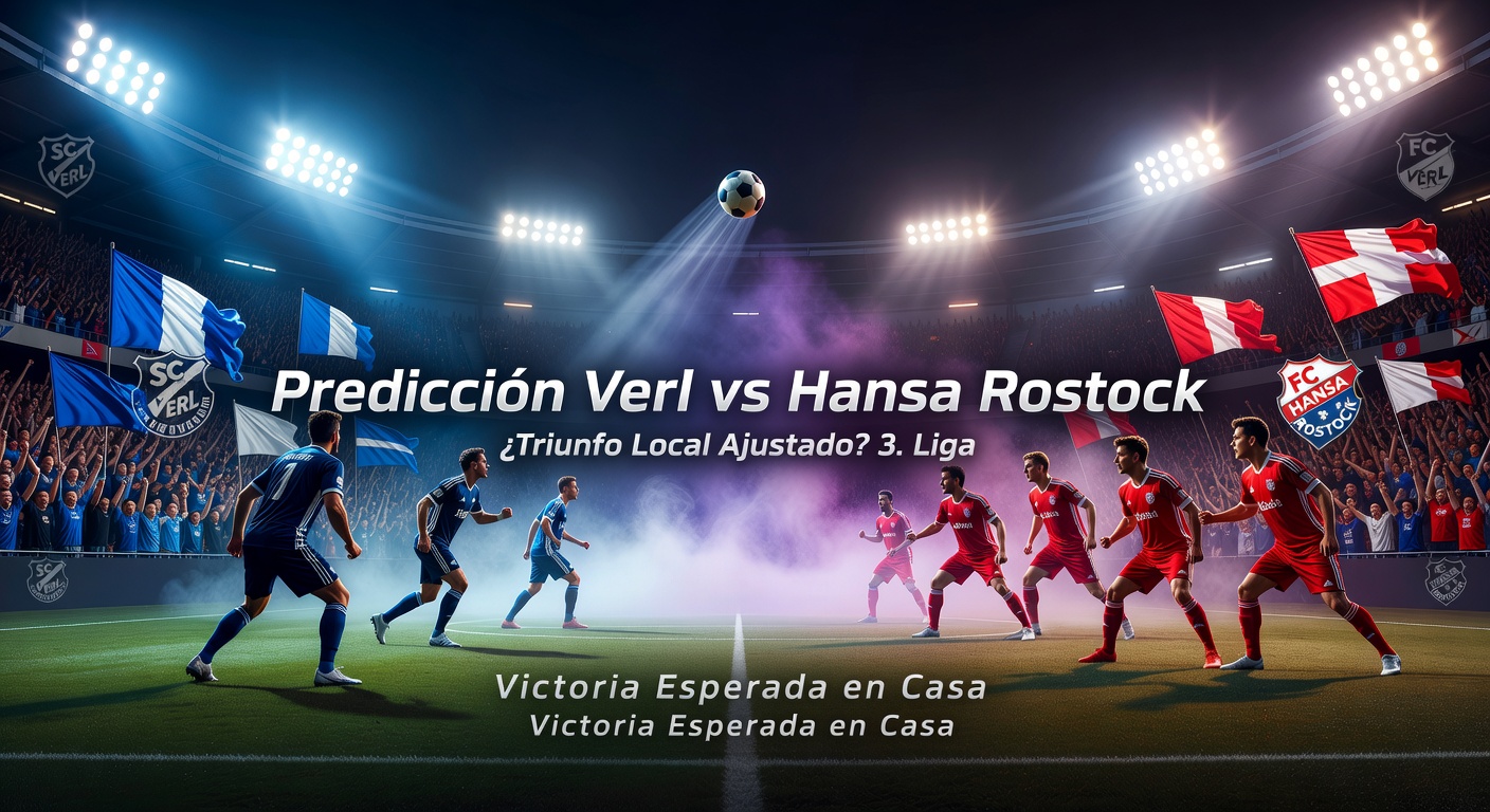 Verl vs Hansa Rostock Pronóstico / Prediction