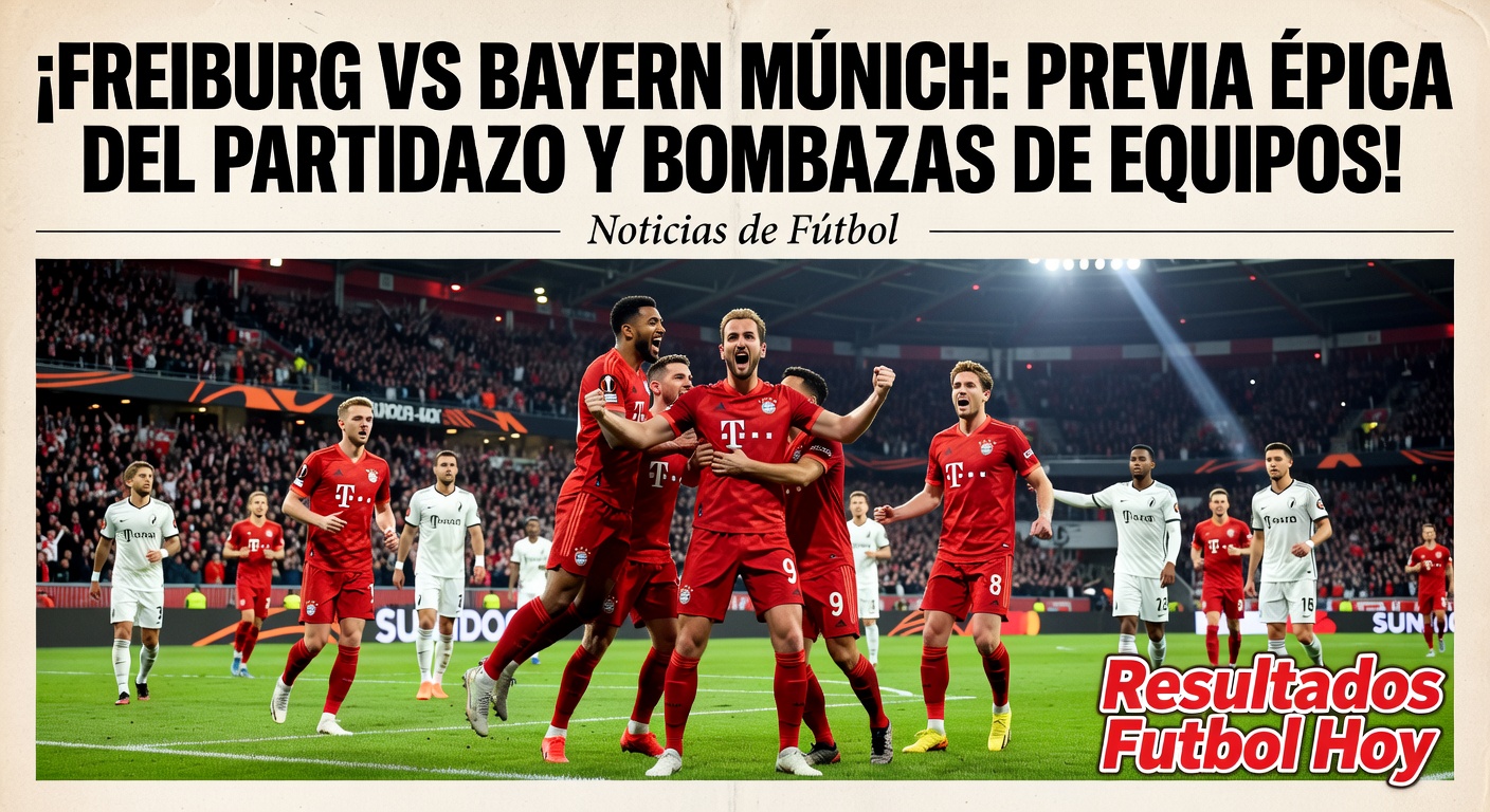 Freiburg vs Bayern Munich in Bundesliga clash