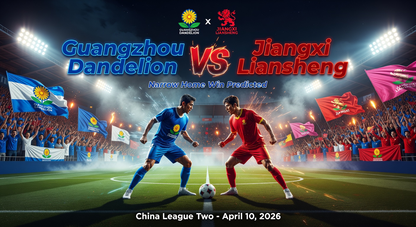 Guangzhou Dandelion vs Jiangxi Liansheng Pronóstico / Prediction