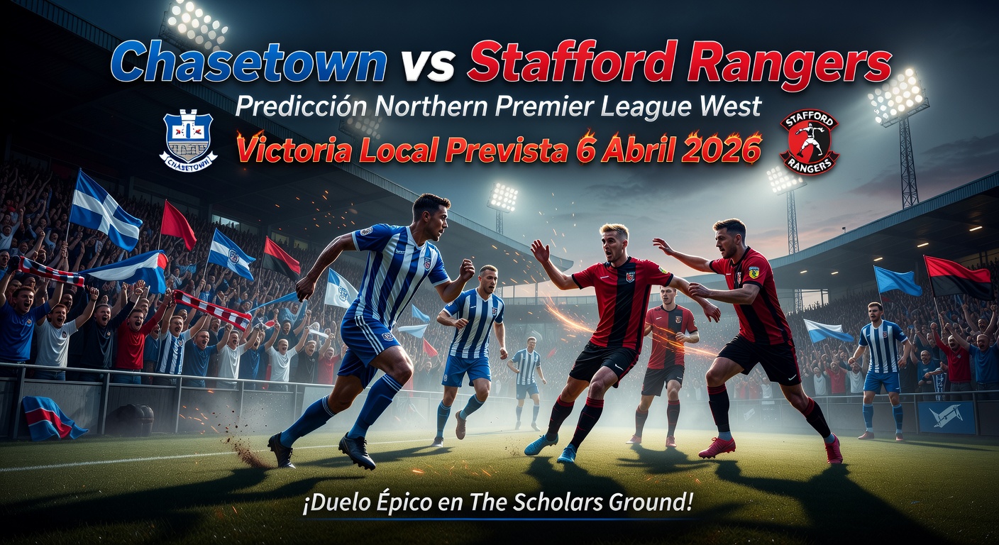 Chasetown vs Stafford Rangers Pronóstico / Prediction
