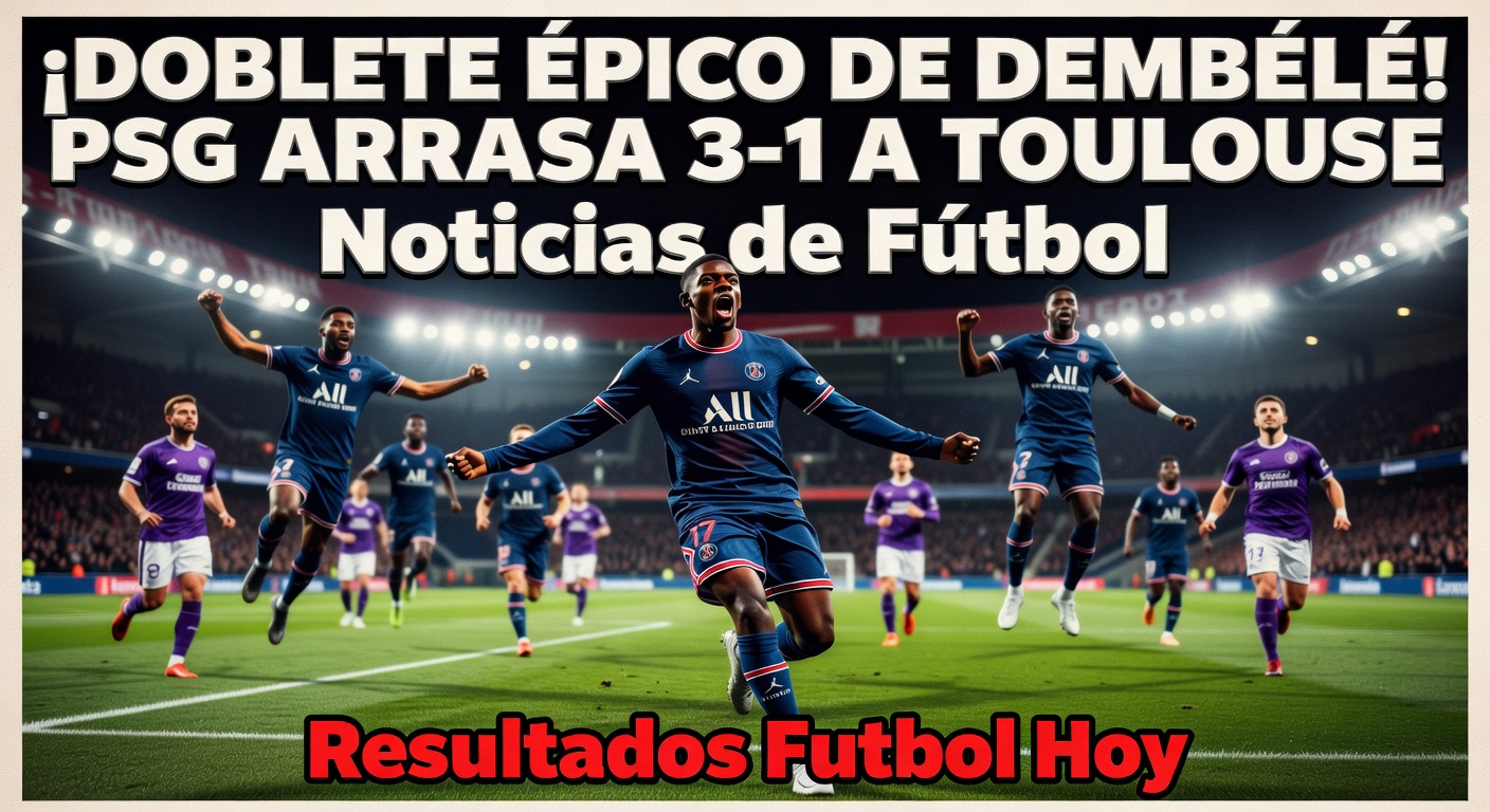 PSG triumphs over Toulouse 3-1 in Ligue 1