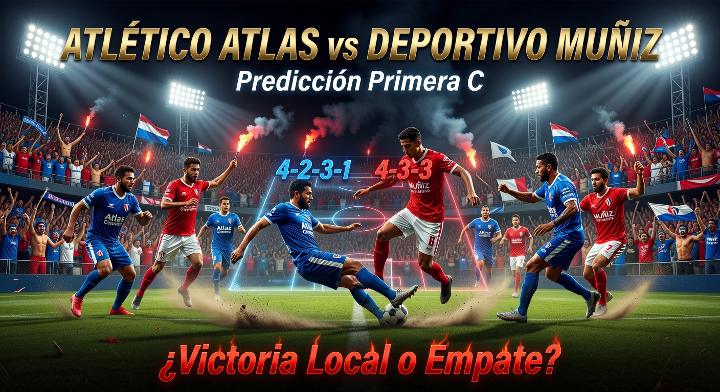 Atletico Atlas vs Deportivo Muñiz Pronóstico / Prediction