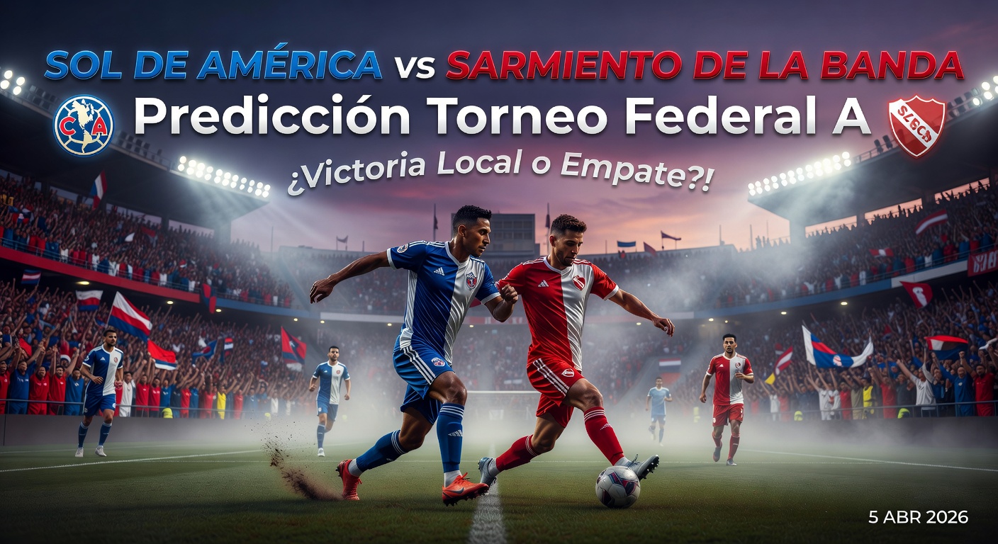 Sol de América vs Sarmiento de La Banda Pronóstico / Prediction