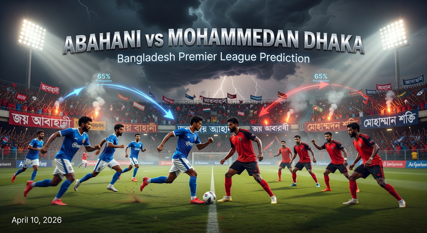 Abahani vs Mohammedan Dhaka Pronóstico / Prediction
