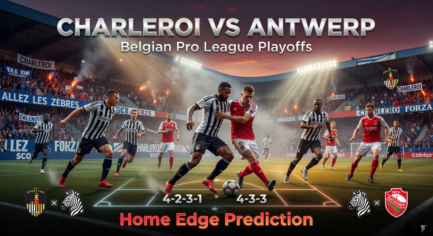 Charleroi vs Antwerp Pronóstico / Prediction