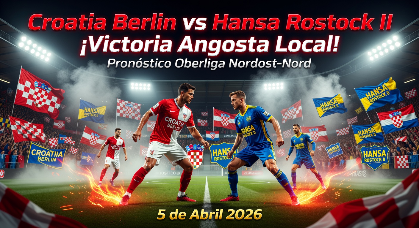 Croatia Berlin vs Hansa Rostock II Pronóstico / Prediction