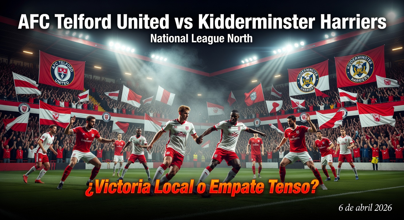 AFC Telford United vs Kidderminster Harriers Pronóstico / Prediction