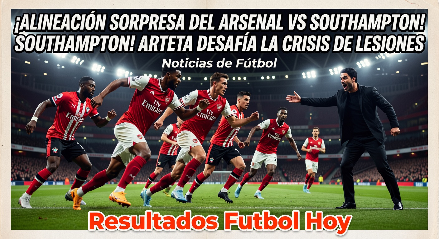 Arsenal vs Southampton: Gunners Top Premier League, Lineup Decided