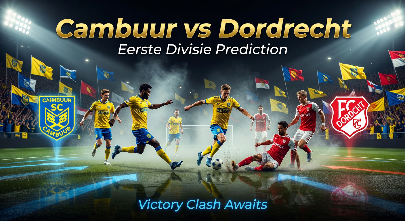 Cambuur vs Dordrecht Pronóstico / Prediction