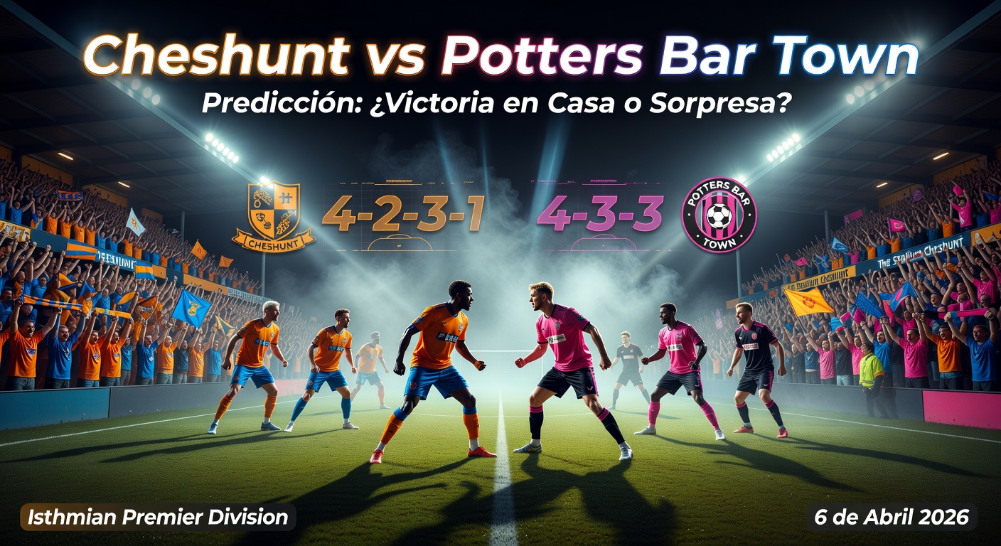 Cheshunt vs Potters Bar Town Pronóstico / Prediction