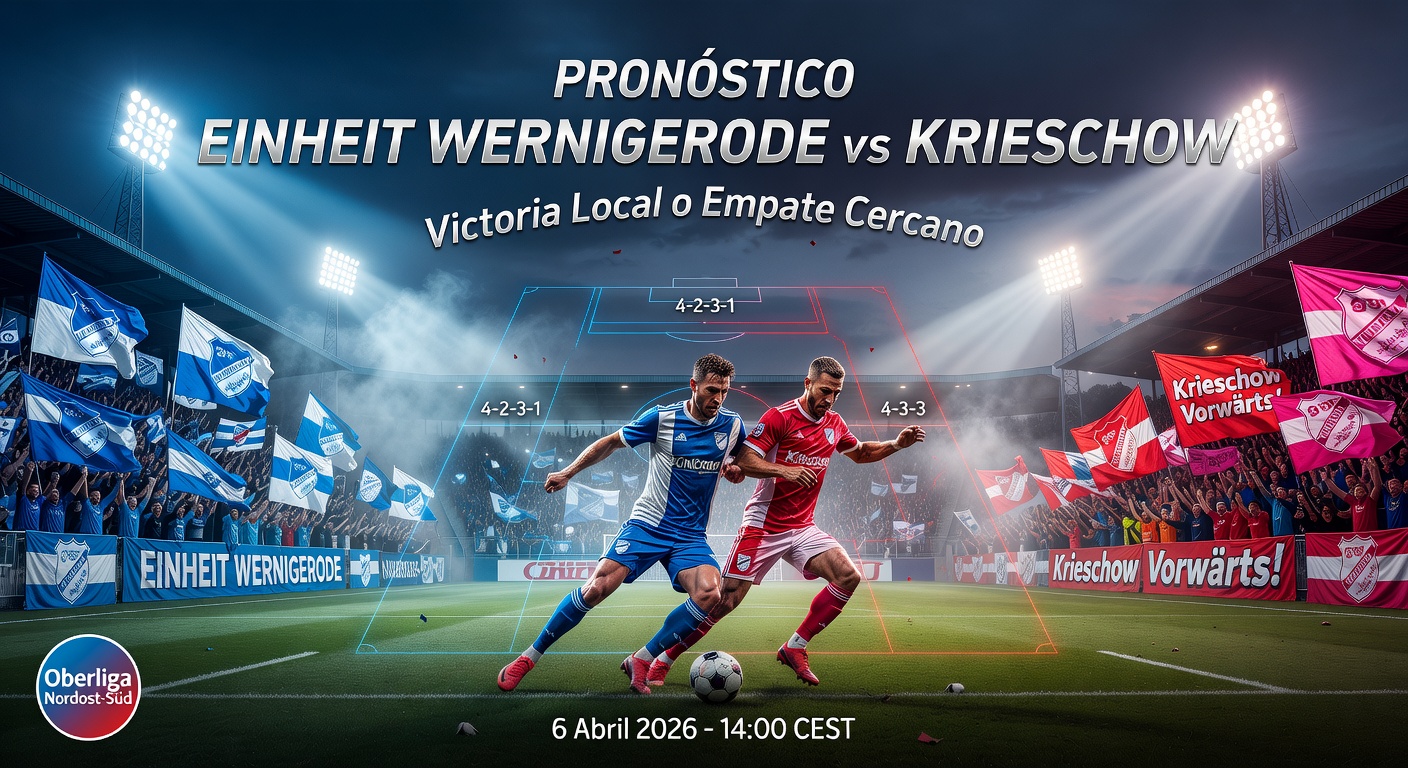 Einheit Wernigerode vs Krieschow Pronóstico / Prediction