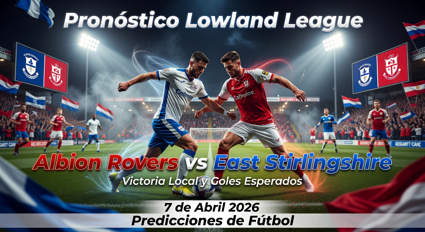 Albion Rovers vs East Stirlingshire Pronóstico / Prediction