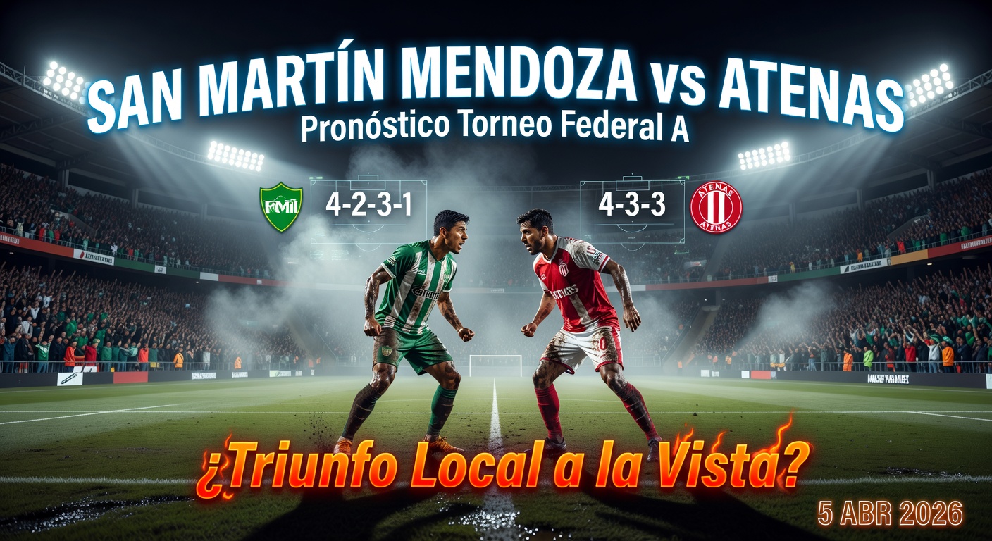 San Martín Mendoza vs Atenas Pronóstico / Prediction