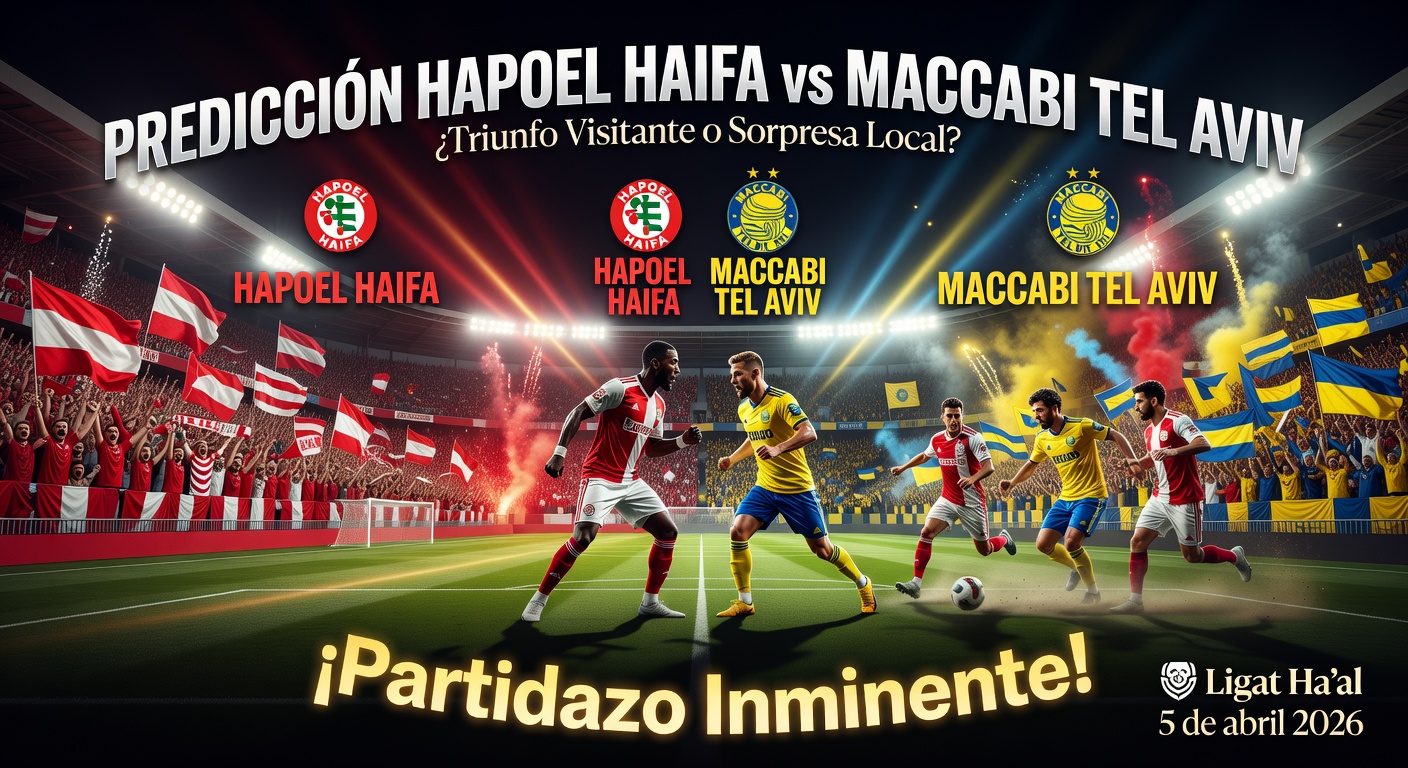 Hapoel Haifa vs Maccabi Tel Aviv Pronóstico / Prediction