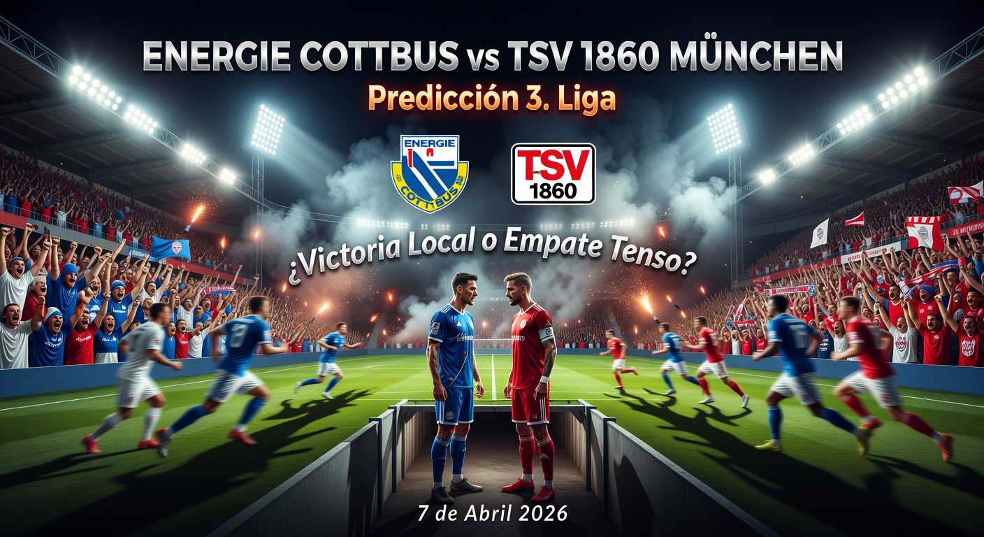 Energie Cottbus vs TSV 1860 München Pronóstico / Prediction