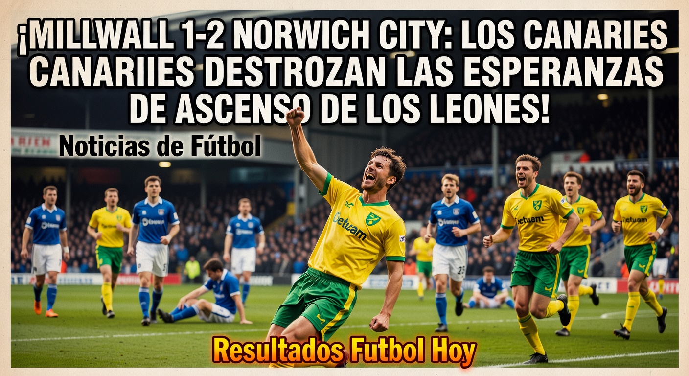 Norwich stun promotion-chasing Millwall in Championship