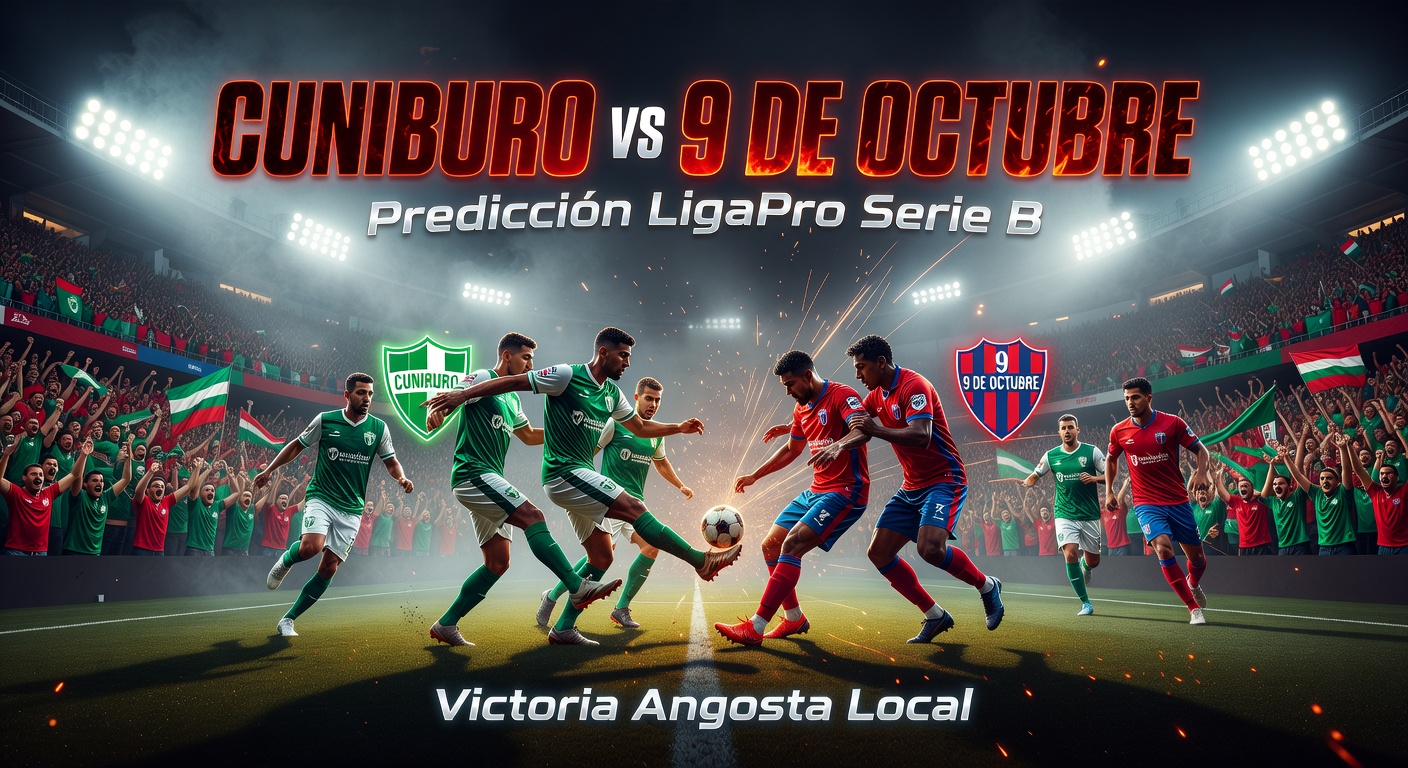 Cuniburo vs 9 de Octubre Pronóstico / Prediction