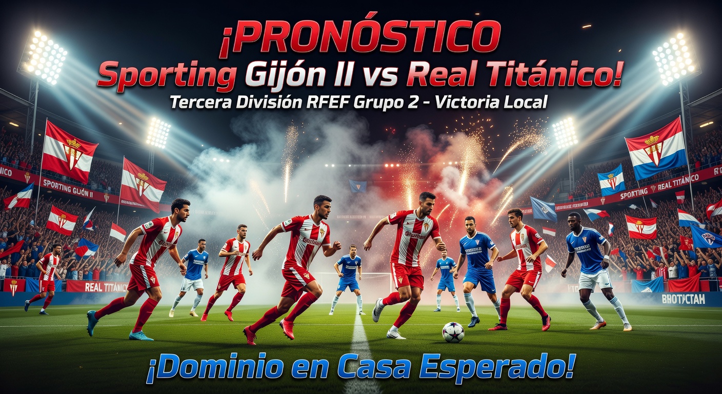 Sporting Gijón II vs Real Titánico Pronóstico / Prediction