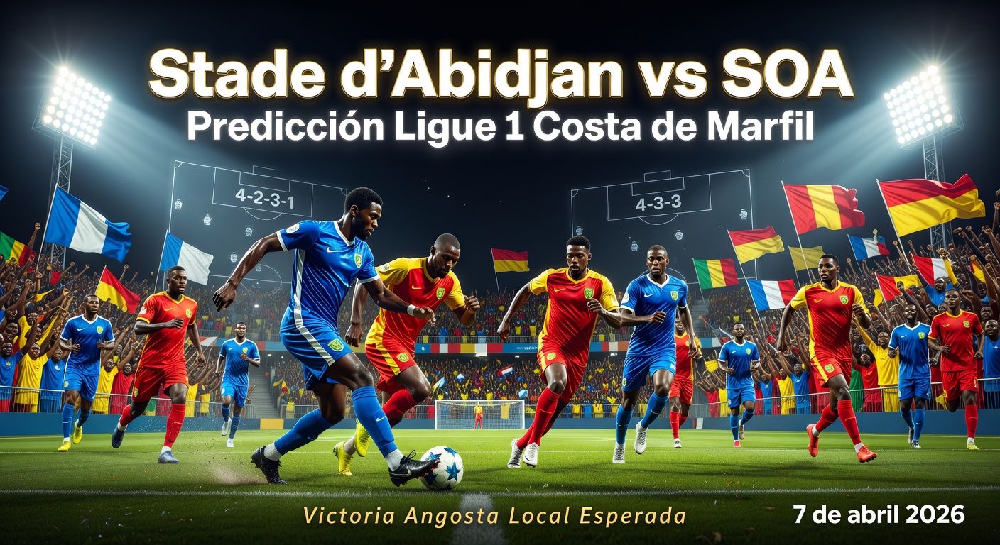 Stade d'Abidjan vs SOA Pronóstico / Prediction