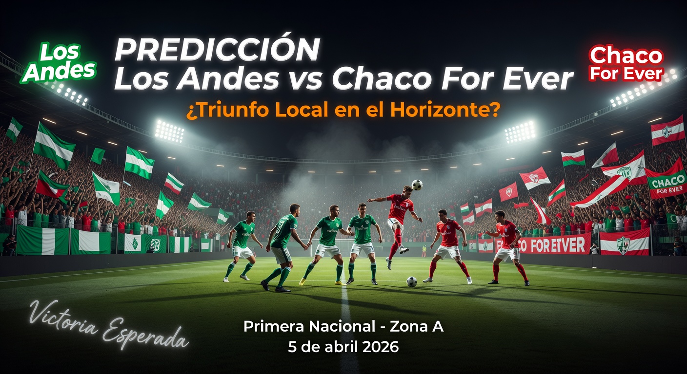 Los Andes vs Chaco For Ever Pronóstico / Prediction
