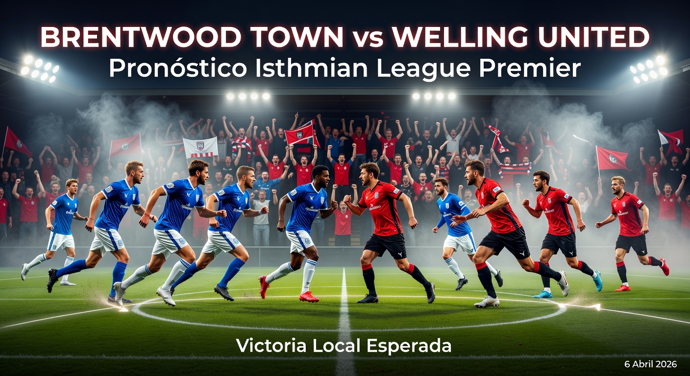Brentwood Town vs Welling United Pronóstico / Prediction