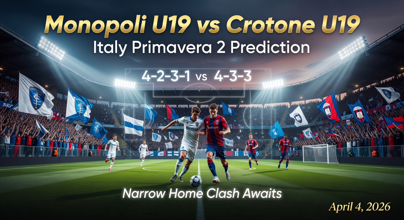 Monopoli U19 vs Crotone U19 Pronóstico / Prediction