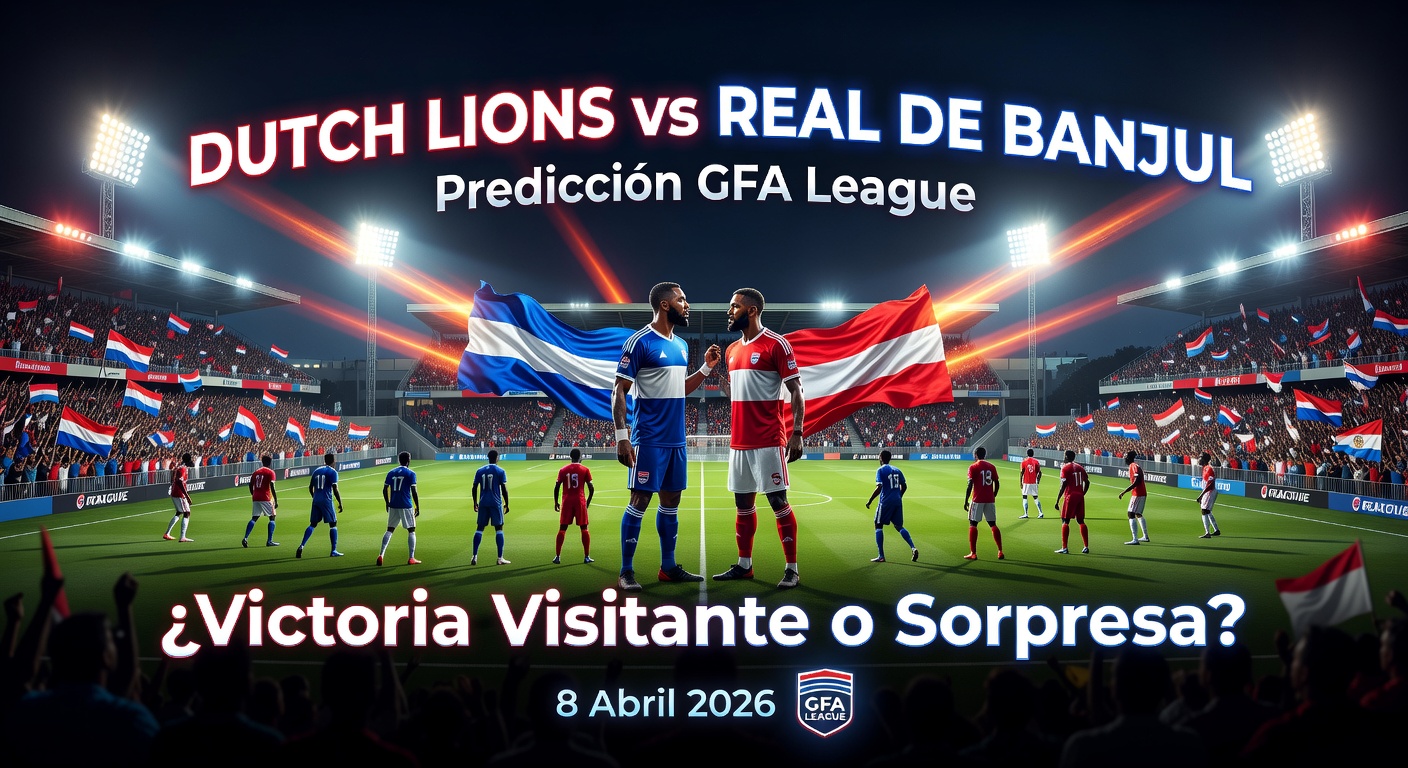 Dutch Lions vs Real de Banjul Pronóstico / Prediction