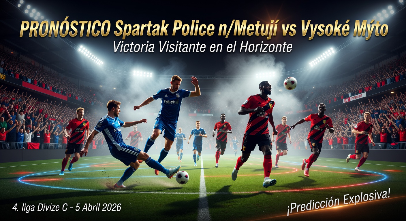 Spartak Police n/Metují vs Vysoké Mýto Pronóstico / Prediction