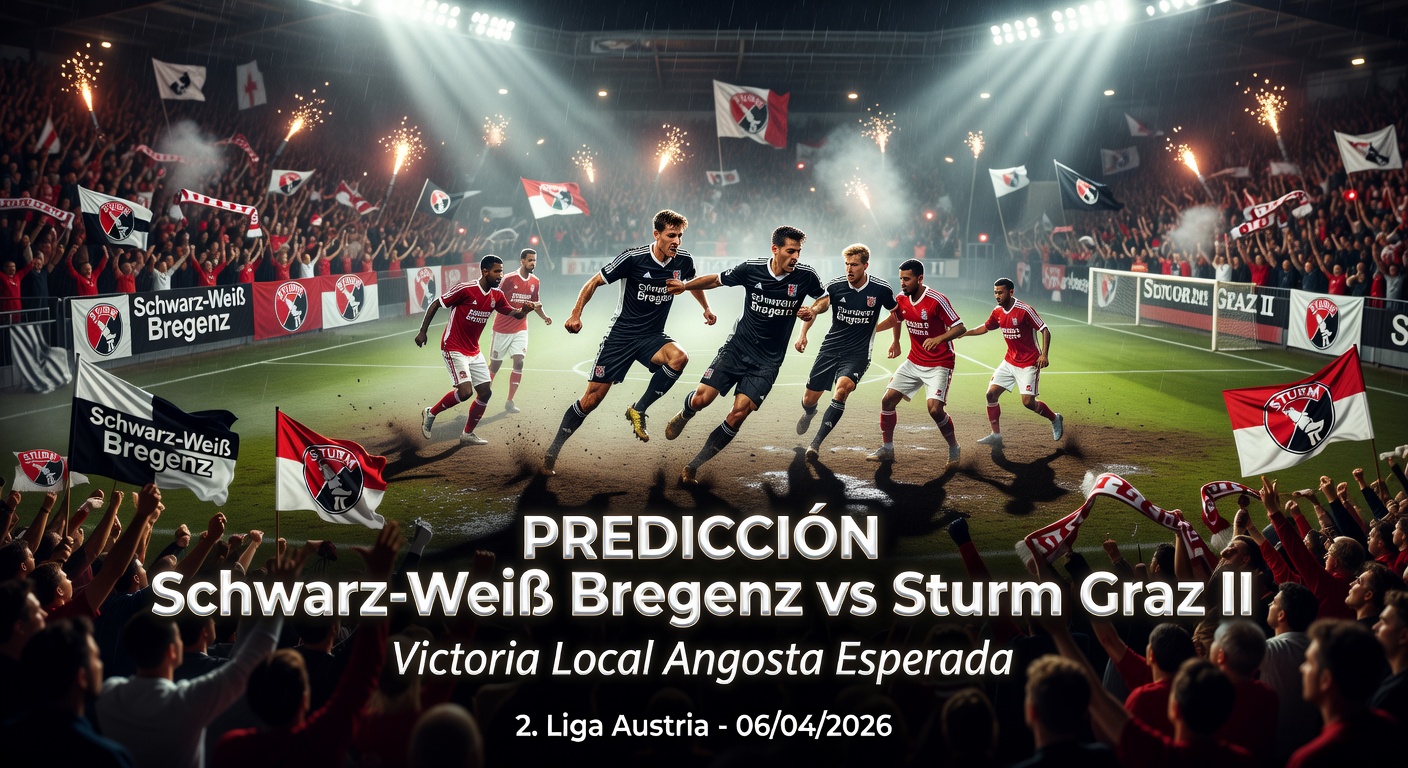 Schwarz-Weiß Bregenz vs Sturm Graz II Pronóstico / Prediction