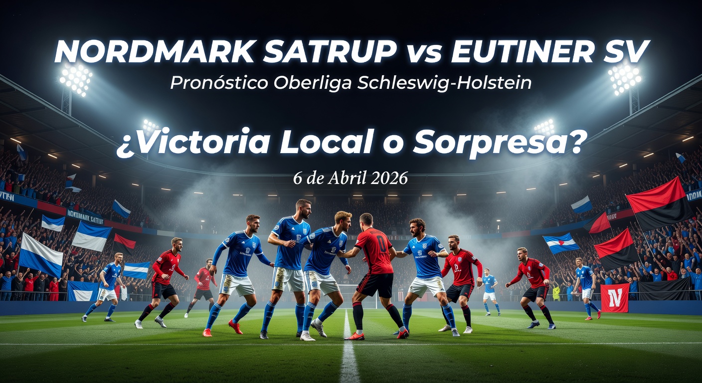 Nordmark Satrup vs Eutiner SV Pronóstico / Prediction