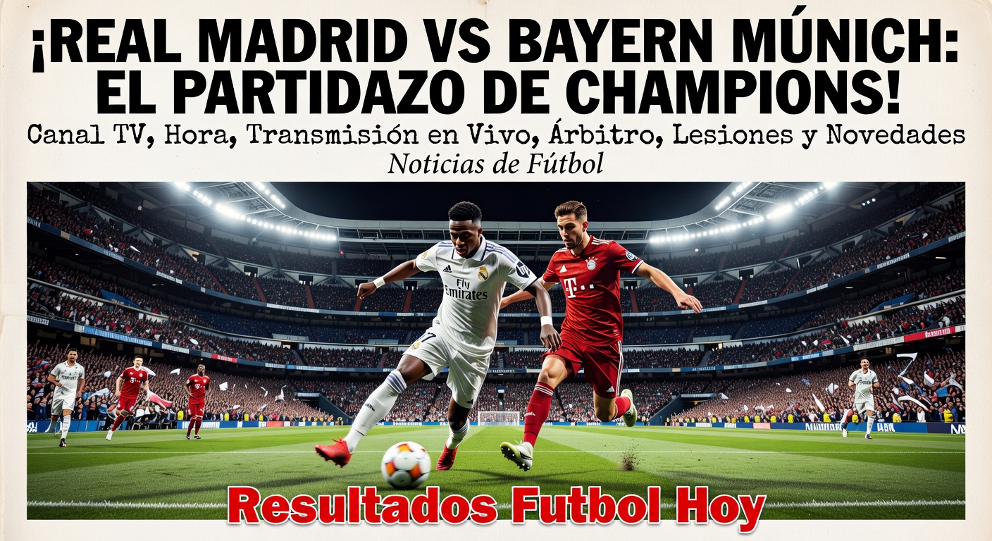 Real Madrid vs Bayern Munich - Champions League Quarter-Final First Leg