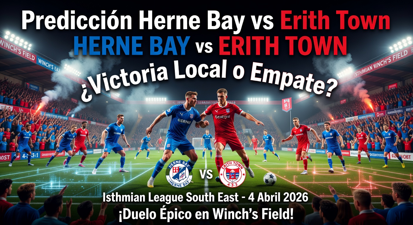 Herne Bay vs Erith Town Pronóstico / Prediction