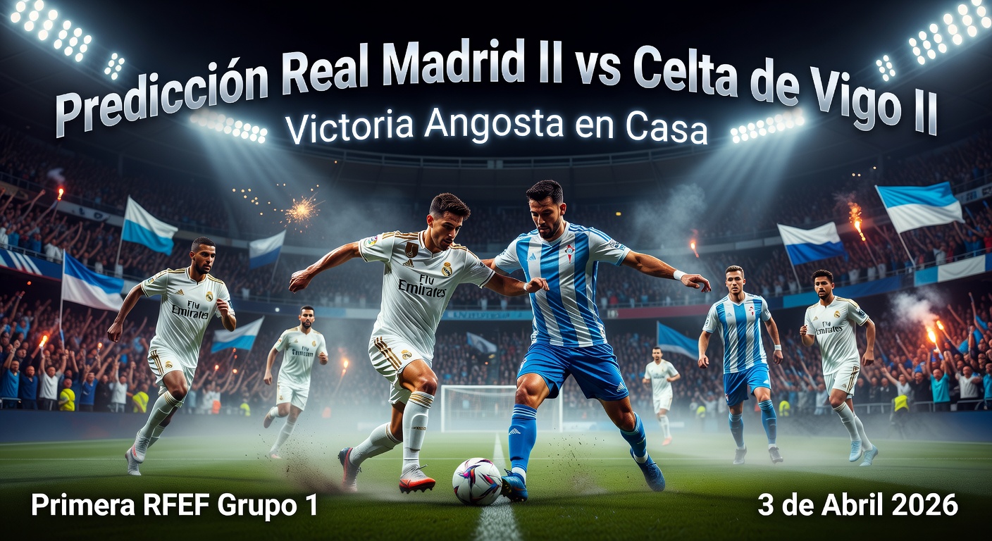 Real Madrid II vs Celta de Vigo II Pronóstico / Prediction