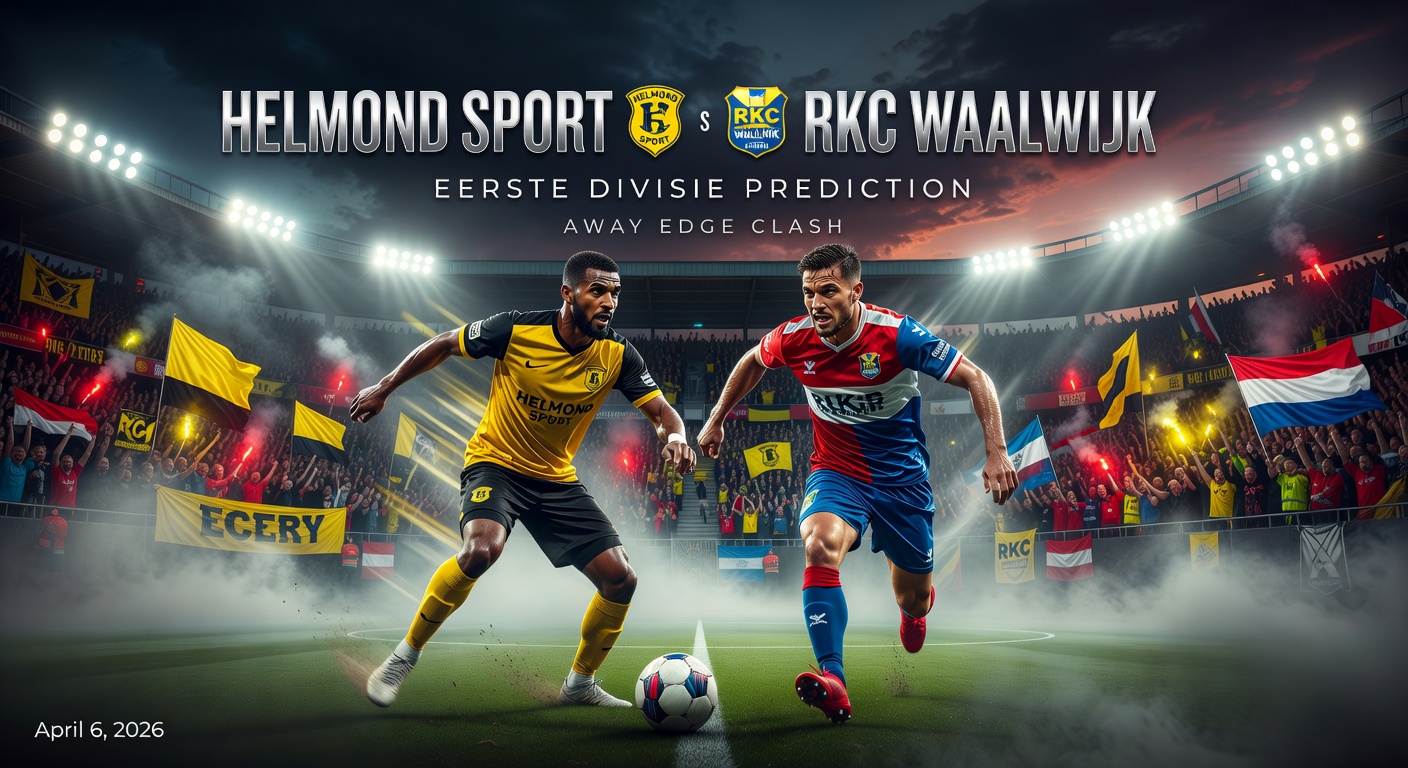 Helmond Sport vs Waalwijk Pronóstico / Prediction