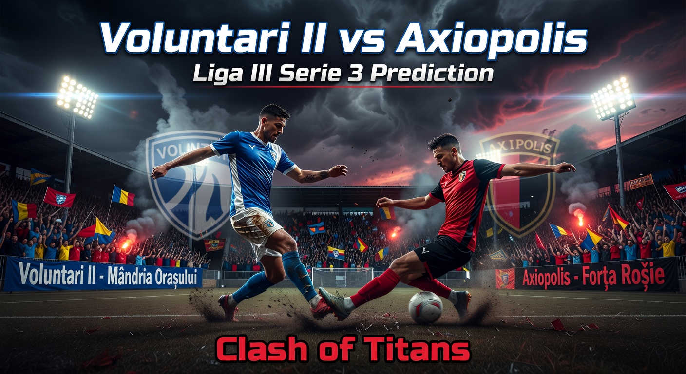 Voluntari II vs Axiopolis Pronóstico / Prediction