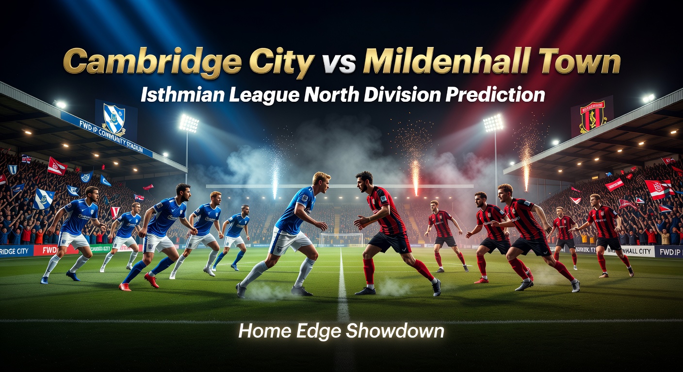 Cambridge City vs Mildenhall Town Pronóstico / Prediction