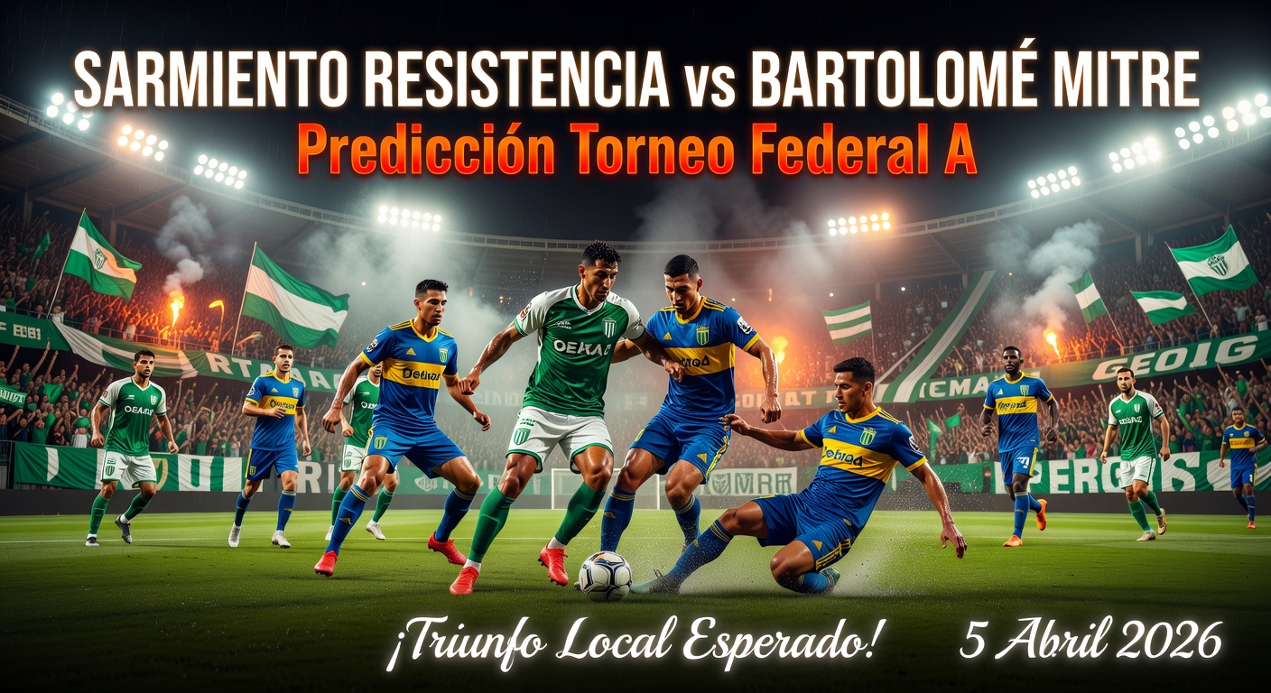 Sarmiento Resistencia vs Bartolomé Mitre Pronóstico / Prediction