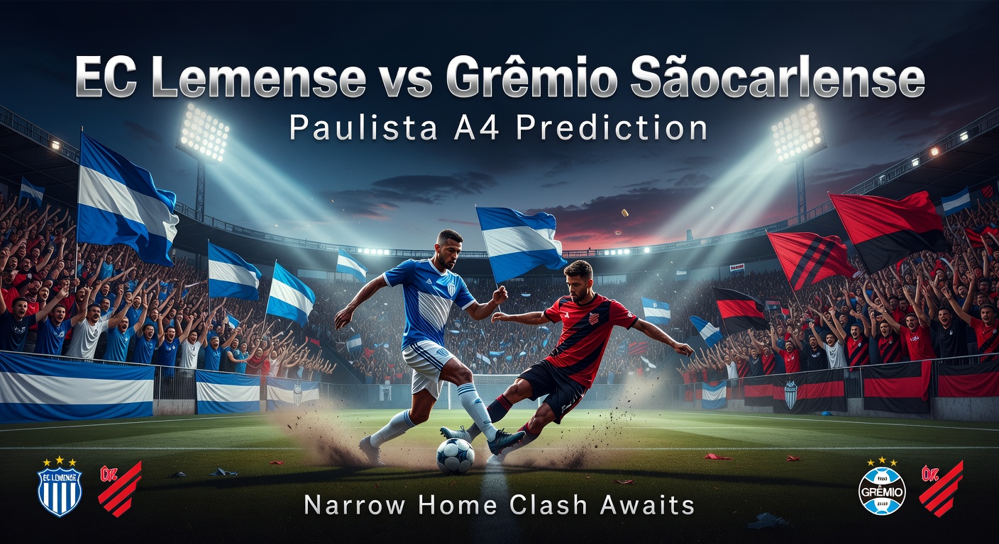 EC Lemense vs Grêmio Sãocarlense Pronóstico / Prediction