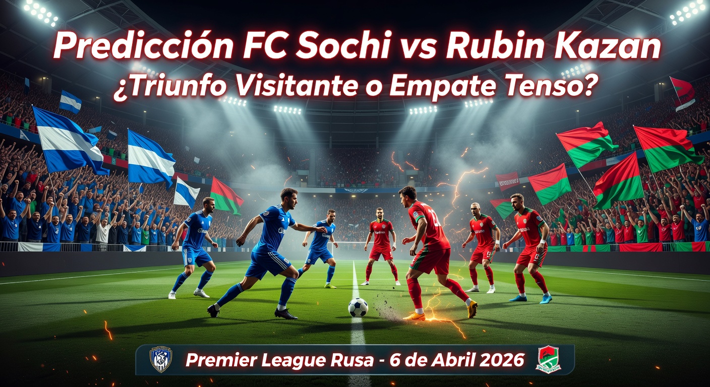 FC Sochi vs Rubin Pronóstico / Prediction