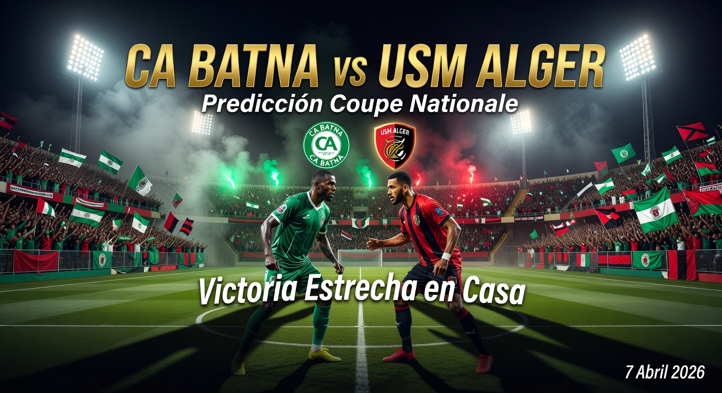 CA Batna vs USM Alger Pronóstico / Prediction