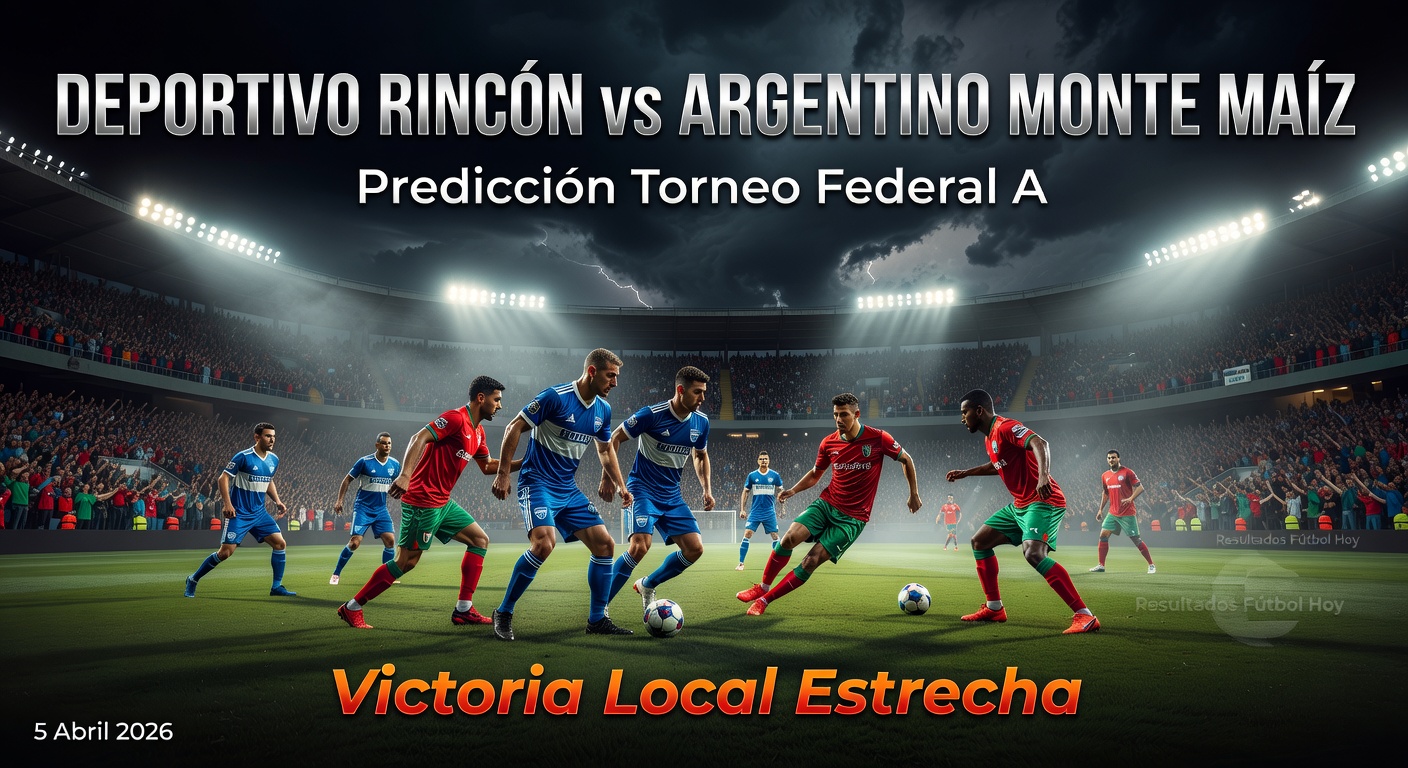 Deportivo Rincon vs Argentino Monte Maíz Pronóstico / Prediction