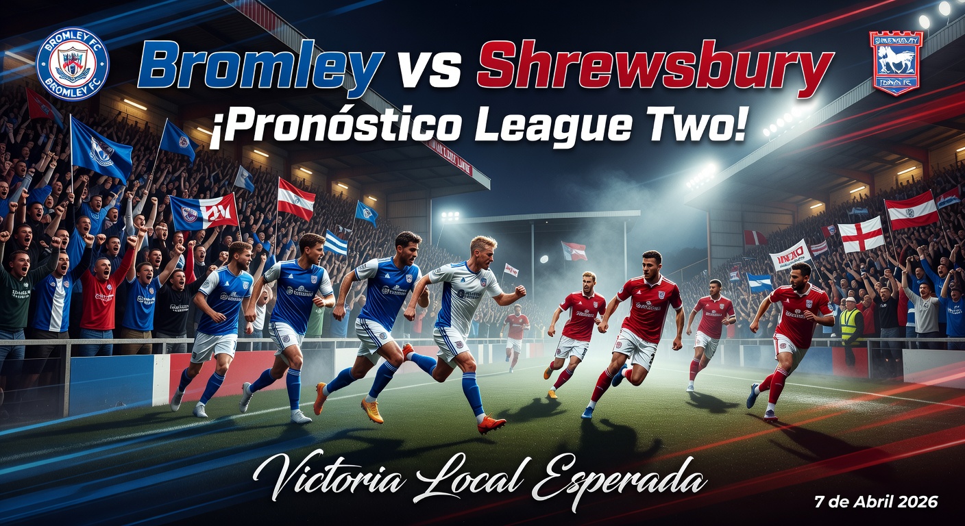 Bromley vs Shrewsbury Pronóstico / Prediction