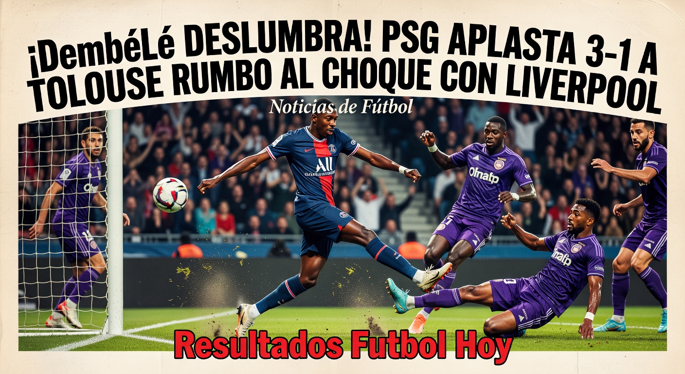 Ousmane Dembele Brace Leads PSG to Victory Ahead of Liverpool CL Tie