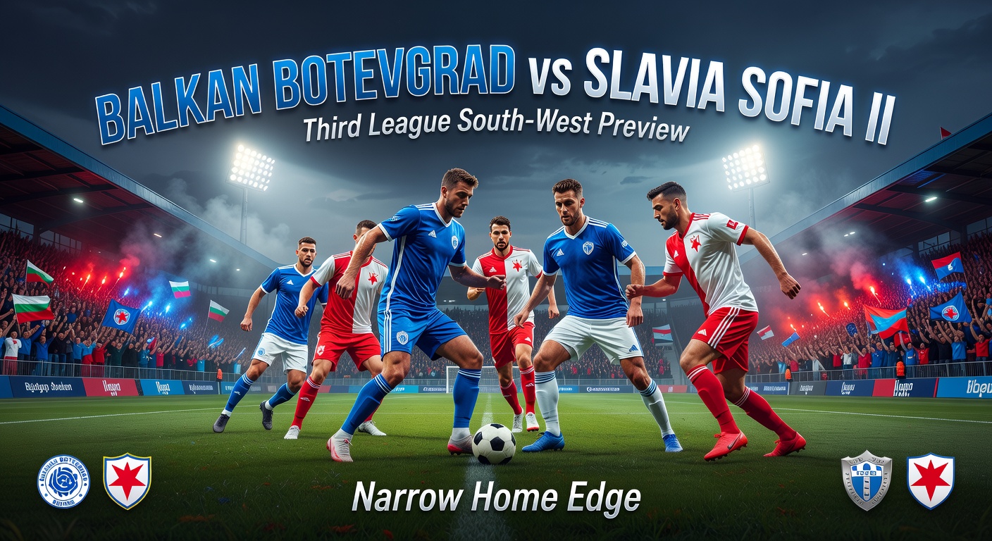 Balkan Botevgrad vs Slavia Sofia II Pronóstico / Prediction